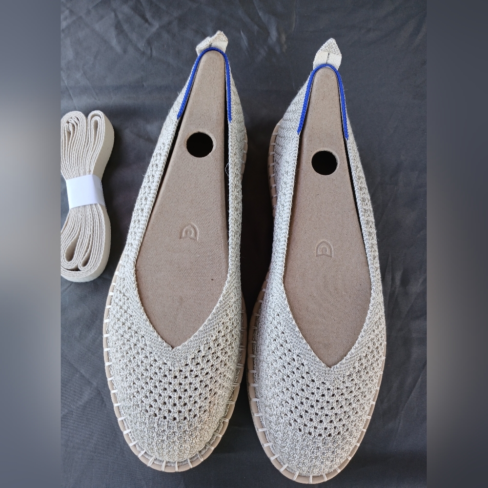 C- ROTHY'S The espadrille DIAMOND METALLIC
